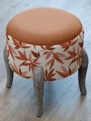 Voyage Maison Silverwood Sienna Finn Round Footstool - Image 2 of 2