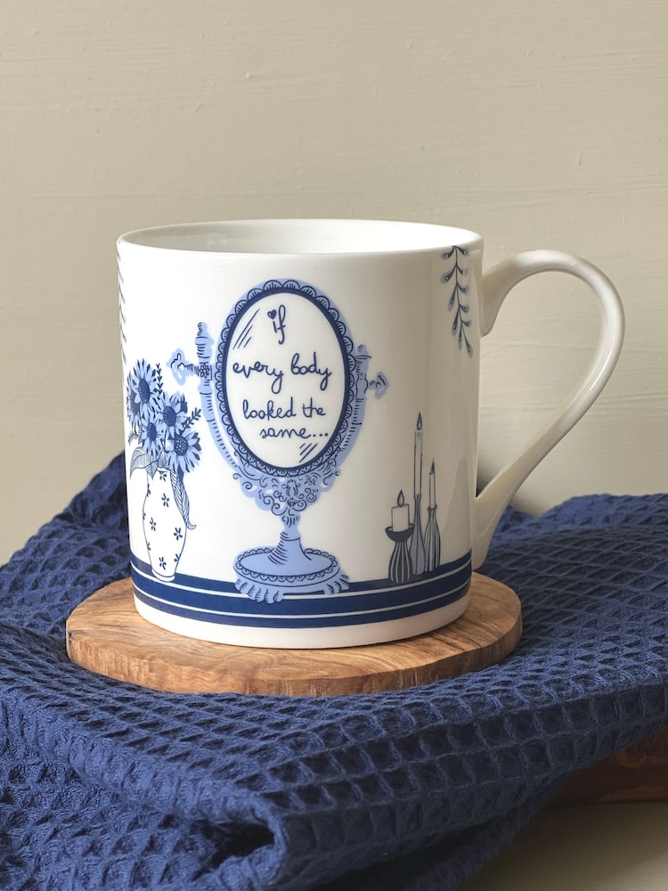 Scruffy Little Herbert Blue Mirror Mug - Image 1 of 4