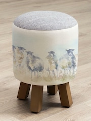 Voyage Maison Comeby Monty Round Footstool - Image 2 of 2
