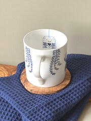 Scruffy Little Herbert Blue Something Blue Wedding Mug - Image 3 of 4