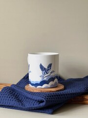 Scruffy Little Herbert Blue Flying Ducks Mug - Image 3 of 4