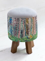 Voyage Maison Whimsical Tale Dawn Monty Round Footstool - Image 2 of 2