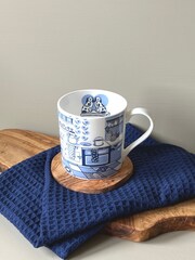 Scruffy Little Herbert Blue Retro Kitchen Mug - Image 1 of 4