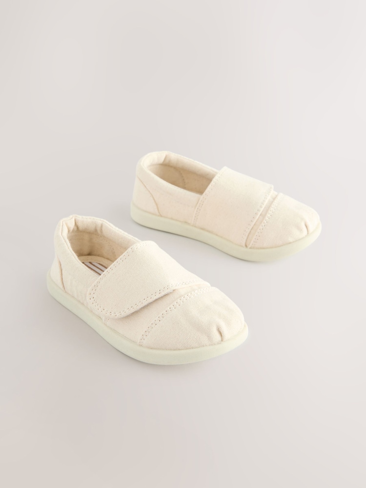 Neutral Touch Fastening Espadrille Shoes - Image 1 of 5 Neutral Touch Fastening Espadrille Shoes - Image 1 of 5
