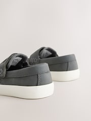 Charcoal Grey Woven Loafers - Image 6 of 9