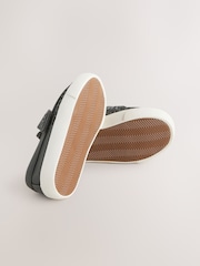 Charcoal Grey Woven Loafers - Image 9 of 9
