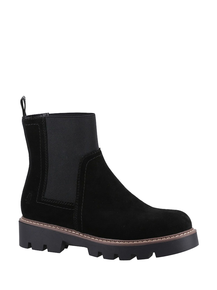 Hush Puppies Adeline Ankle Black Boots - Image 1 of 4
