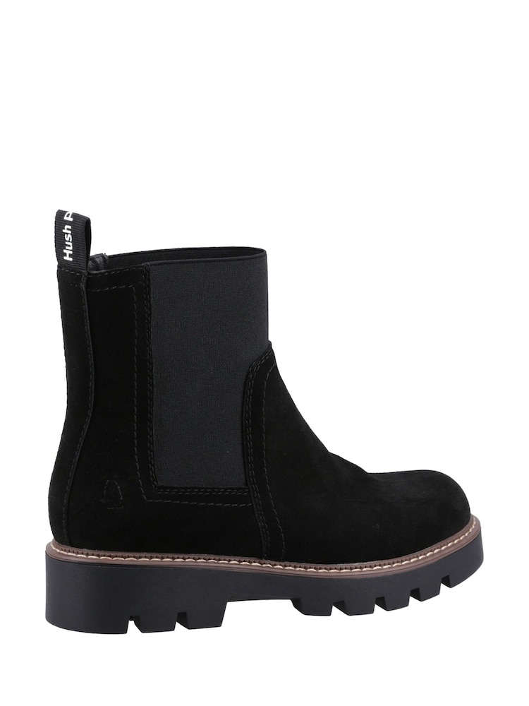 Hush Puppies Adeline Ankle Black Boots - Image 3 of 4