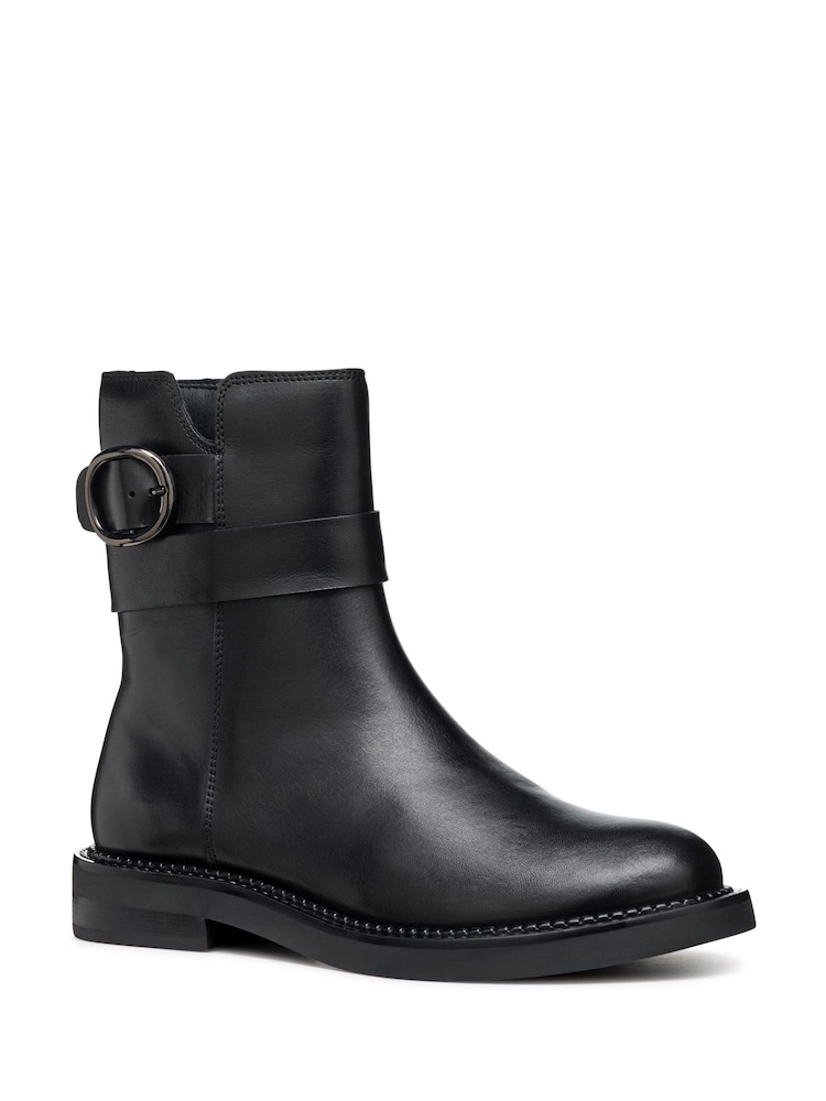 Geox D Serilda Ankle Black Boots - Image 2 of 4