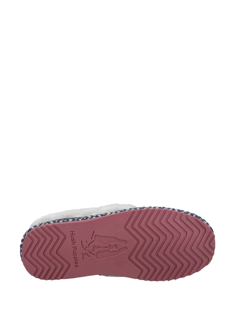 Blau - Hush Puppies Blue Ariel Slippers - Bild 4 von 4 Blau - Hush Puppies Blue Ariel Slippers - Bild 4 von 4