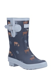 Cotswolds Blue Woodland Mid Wellingtons - Image 1 of 4
