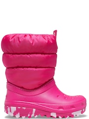 rožnata - Crocs Klasični Neo Puff Snow gležnjarji - Slika 4 iz 4