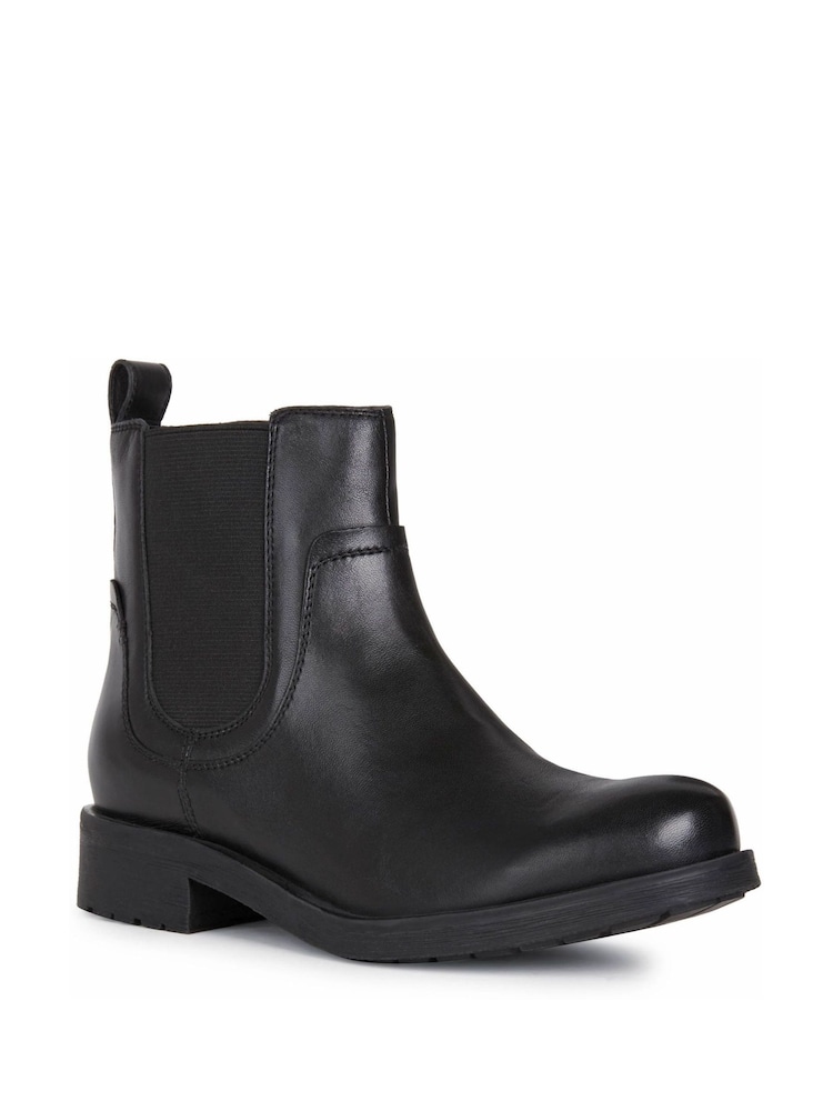 Geox D Rawelle Ankle Black Boots - Image 2 of 4