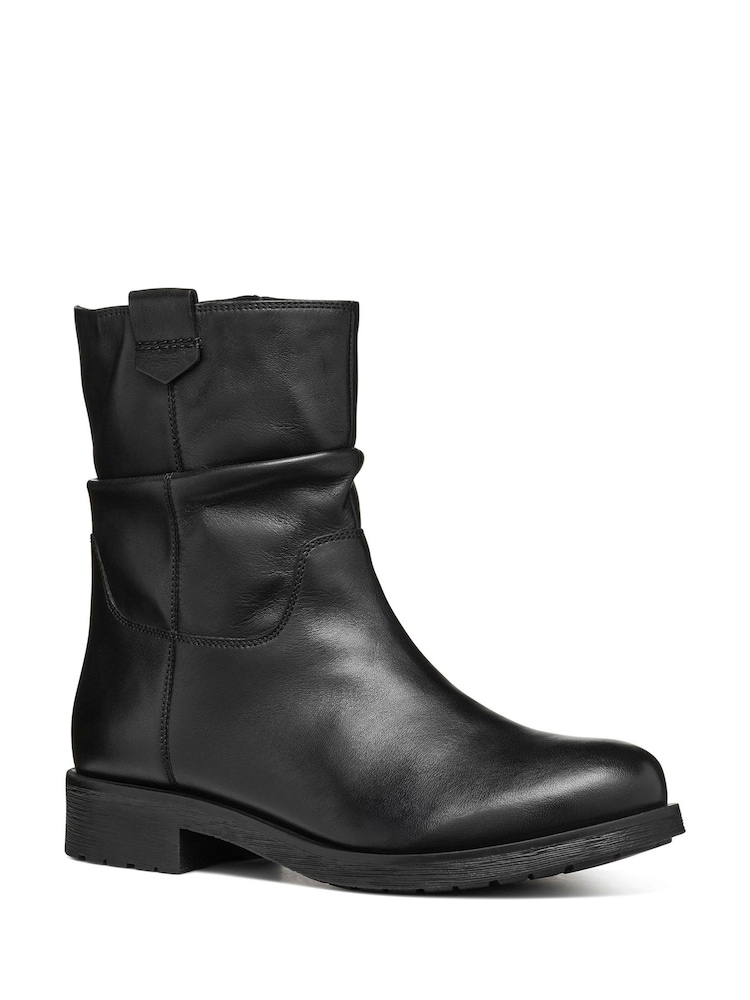 Geox D Rawelle Ankle Black Boots - Image 2 of 4