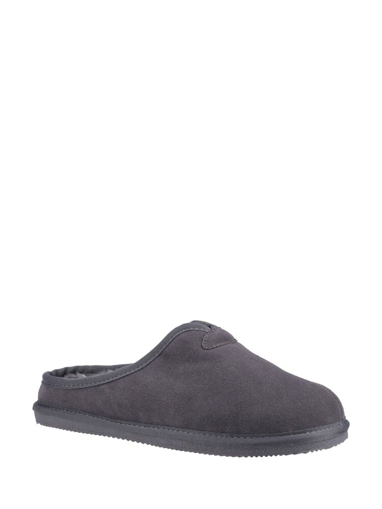 Hush Puppies Grey Conrad Slippers - Image 1 of 4
