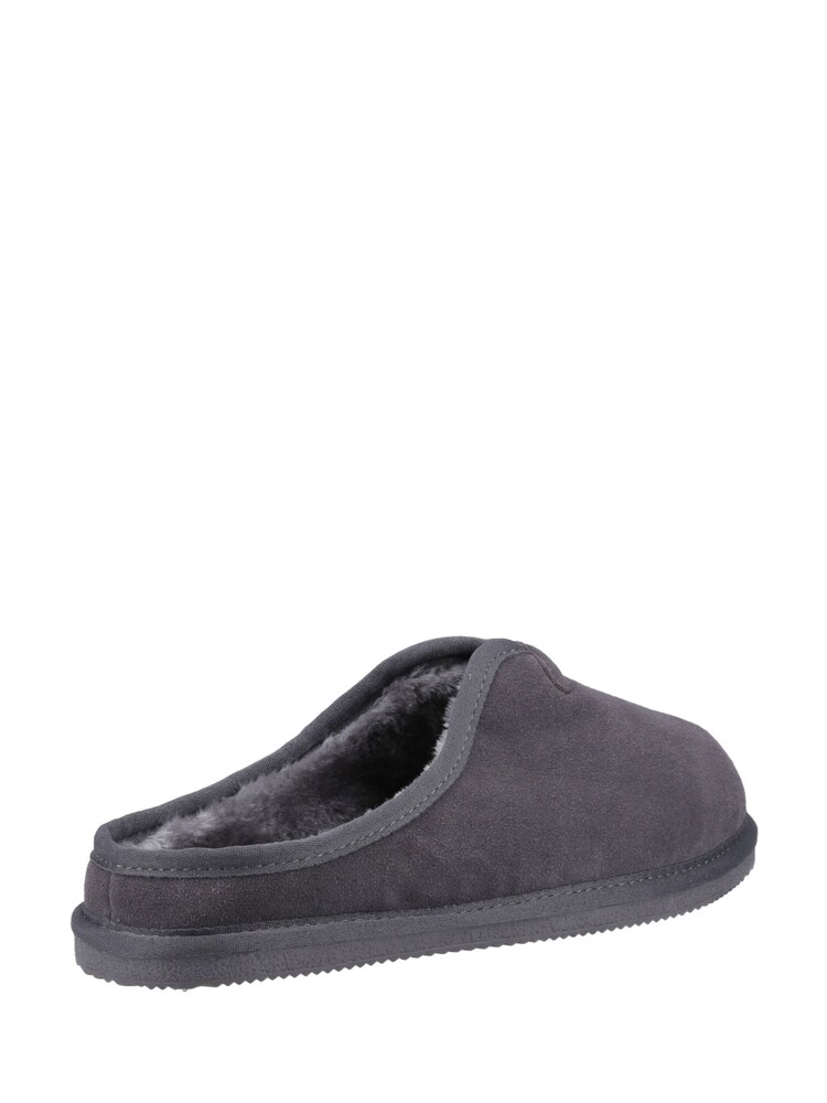 Hush Puppies Grey Conrad Slippers - Image 2 of 4