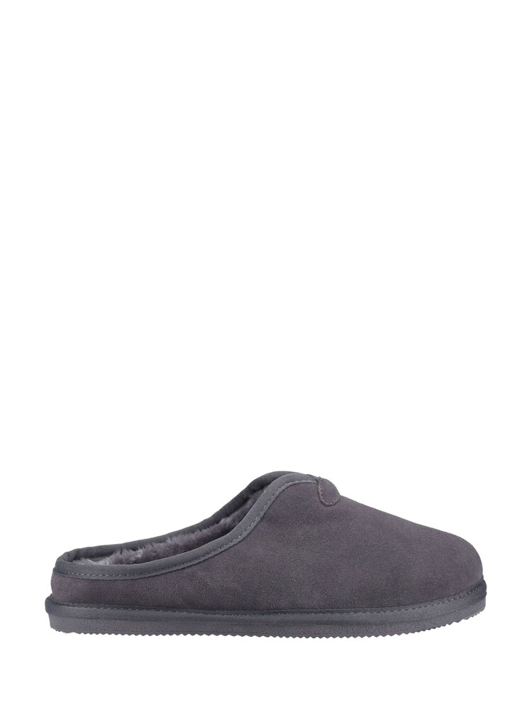 Hush Puppies Grey Conrad Slippers - Image 4 of 4