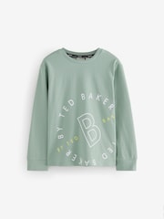 Baker by Ted Baker Multi Graphic Long Sleeve 100% Cotton T-Shirts 3 Pack - Bild 2 von 7