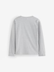 Baker by Ted Baker Multi Graphic Long Sleeve 100% Cotton T-Shirts 3 Pack - Bild 3 von 7