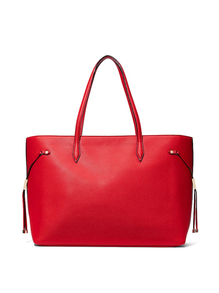Victoria's Secret Red Tote Bag - Image 2 of 4