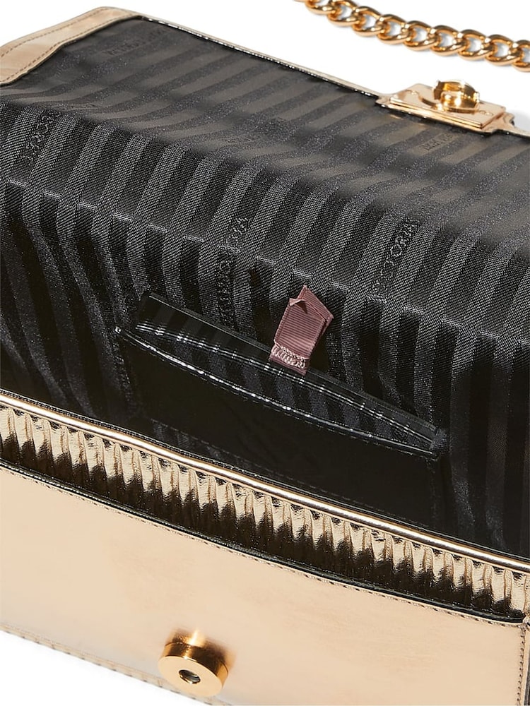 Victoria's Secret Gold Crossbody Bag - Image 2 of 3