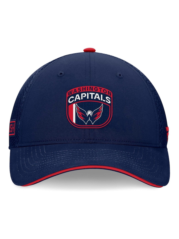Fanatics Red NHL Washington Capitals Authentic Pro Draft Structured Trucker Cap - Image 3 of 3