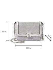 Victoria's Secret Silver Micro Crossbody Bag - Image 4 of 4