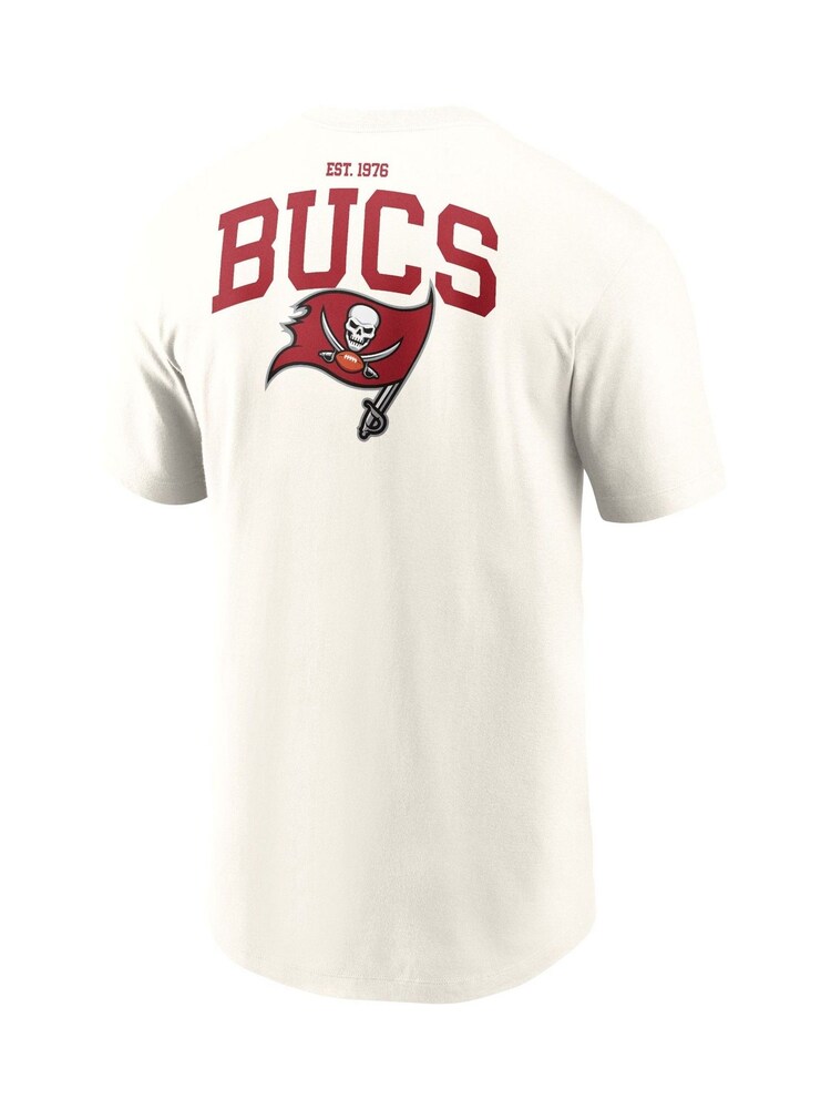 Fanatics Cream 100% Cotton NFL Tampa Bay Buccaneers Short Sleeve Essential T-Shirt - Image 1 of 1