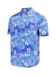 Fanatics Blue England Hawaiian Shirt - Image 2 of 3