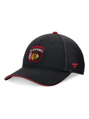 Fanatics NHL Chicago Blackhawks Authentic Pro Draft Structured Trucker Black Cap - Image 2 of 4