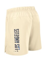 Fanatics Cream MLB Los Angeles Dodgers Woven City Connect Victory Shorts - Image 3 of 3