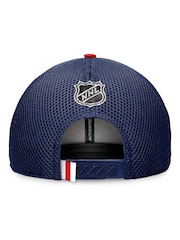 Fanatics Blue NHL New York Rangers Authentic Pro Draft Structured Trucker Cap - Image 2 of 3