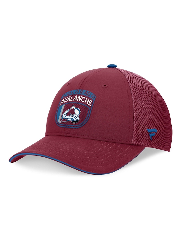 Fanatics Red NHL Colorado Avalanche Authentic Pro Draft Structured Trucker Cap - Imagen 1 de 4