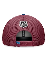 Fanatics Red NHL Colorado Avalanche Authentic Pro Draft Structured Trucker Cap - Imagen 4 de 4