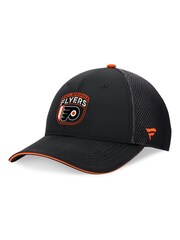 Fanatics NHL Philadelphia Flyers Authentic Pro Draft Structured Trucker Black Cap - Image 2 of 4