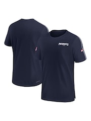 Fanatics Blue NFL New England Patriots Dri-FIT Coach Top - Image 1 of 3