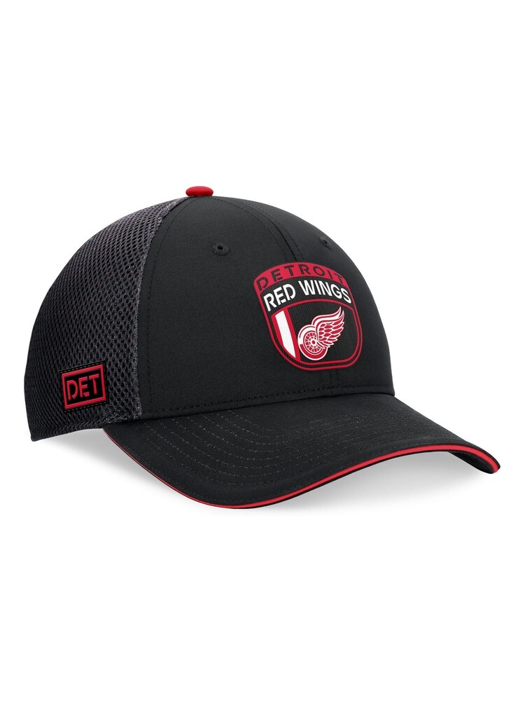 Casquette Fanatics NHL Detroit Wings Authentic Pro Draught structurée Trucker noire - Image 1 of 3