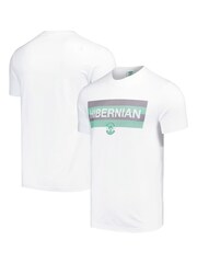 Fanatics 100% Cotton Hibernian Raised Rubber Graphic White T-Shirt - Image 1 of 3