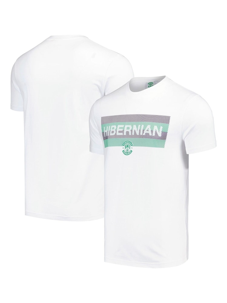 Fanatics 100% Cotton Hibernian Raised Rubber Graphic White T-Shirt - Image 1 of 3