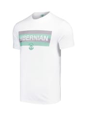 Fanatics 100% Cotton Hibernian Raised Rubber Graphic White T-Shirt - Image 3 of 3