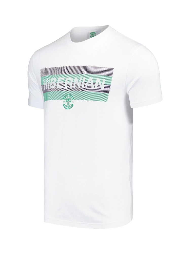 Fanatics 100% Cotton Hibernian Raised Rubber Graphic White T-Shirt - Image 3 of 3