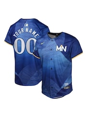 Fanatics Youth Blue MLB Minnesota Twins Limited City Connect Jersey - Image 1 of 3
