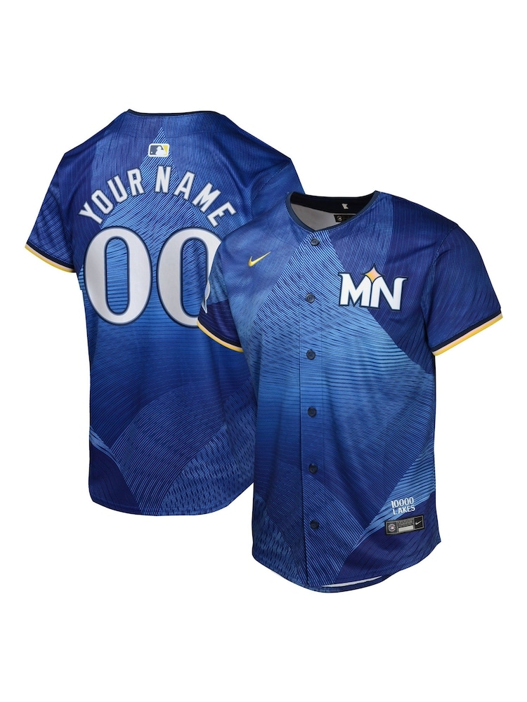 Fanatics Youth Blue MLB Minnesota Twins Limited City Connect Jersey - Image 1 of 3