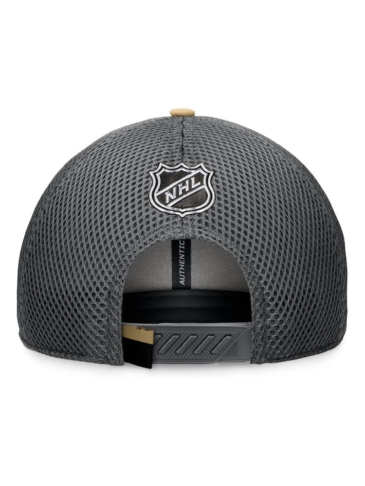 Fanatics NHL Vegas Golden Knights Authentic Pro Draft Structured Trucker Black Cap - Image 2 of 4
