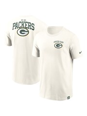 Fanatics Green 100% Cotton NFL Bay Packers Short Sleeve Essential Cream T-Shirt - Image 1 of 3