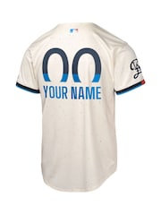 Fanatics Youth MLB Los Angeles Dodgers Limited City Connect White Jersey - Image 3 of 3