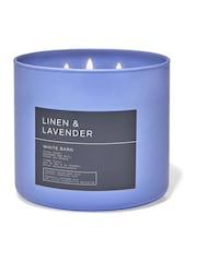 Bath & Body Works Linen And Lavender Linen and Lavender 3 Wick Candle 14.5 oz / 411 g - Image 1 of 1