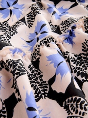 Laura Ashley Cream Kelby Floral Puff Sleeve Midaxi Dress - Image 8 of 8