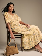 Платье мидакси из 100% хлопка с цветочным принтом Laura Ashley - Image 4 of 8