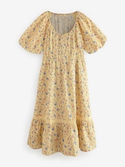 Платье мидакси из 100% хлопка с цветочным принтом Laura Ashley - Image 6 of 8